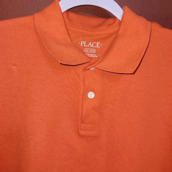 TWO Boy's Shirts Old Navy Green and PLACE Orange Bucket Sizes L (10-12) - Picture 15 of 16